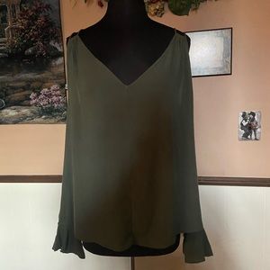 Jessica Simpson cold shoulder peasant blouse